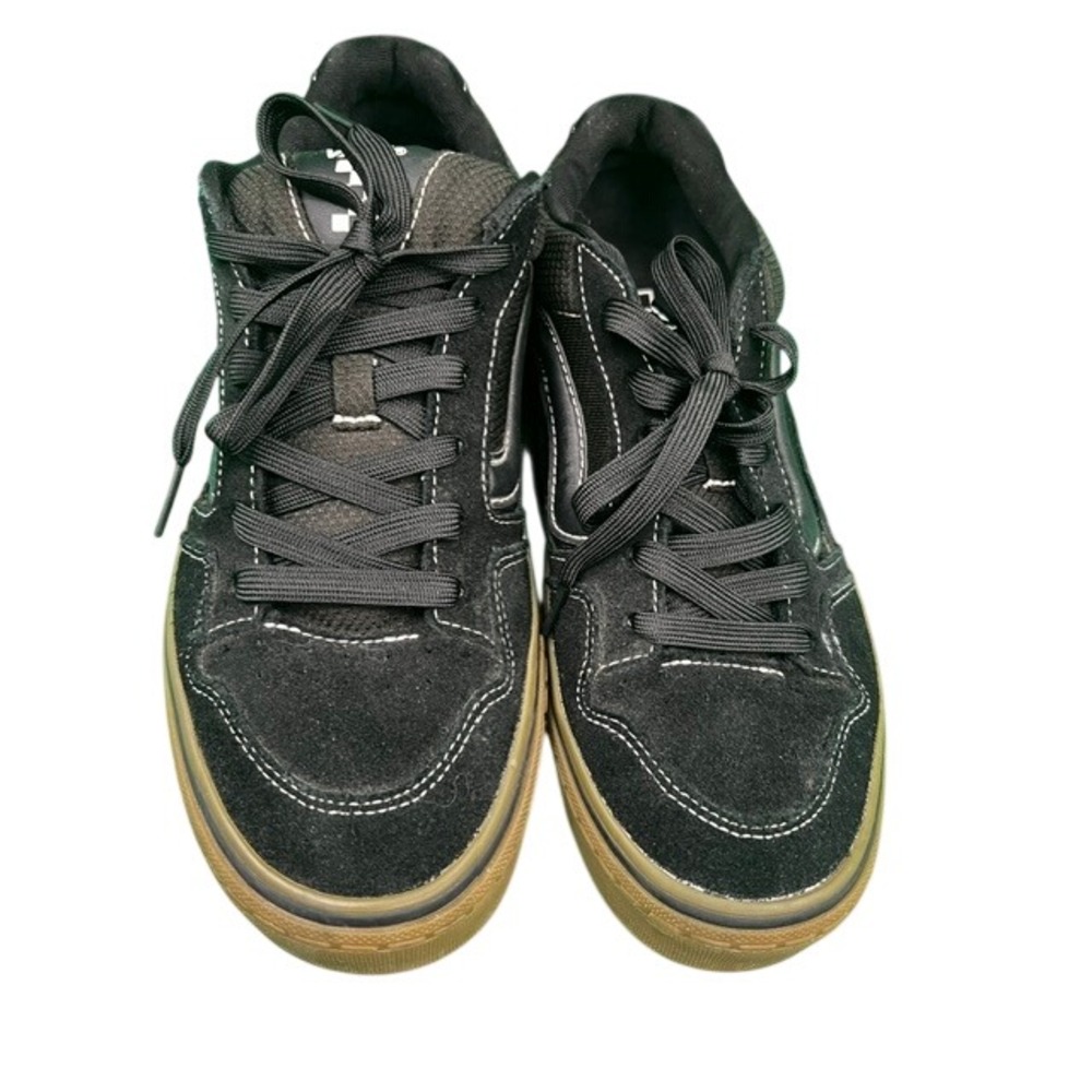 Vans Rowley XLT Shoes Men Size 10  Black Gum Suede Contrast Stitch Skate Sneaker